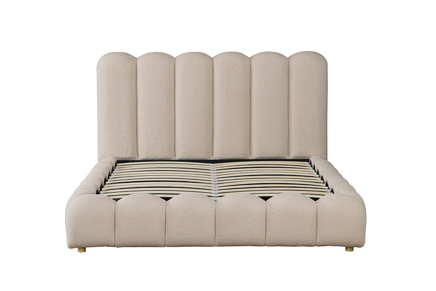 4878G Skuffer Oppbevaring kronbladformet 3D myk polstring Sengeramme