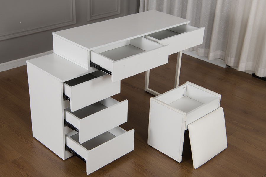 WSS992 Minimalistisk Pure White sminkebord