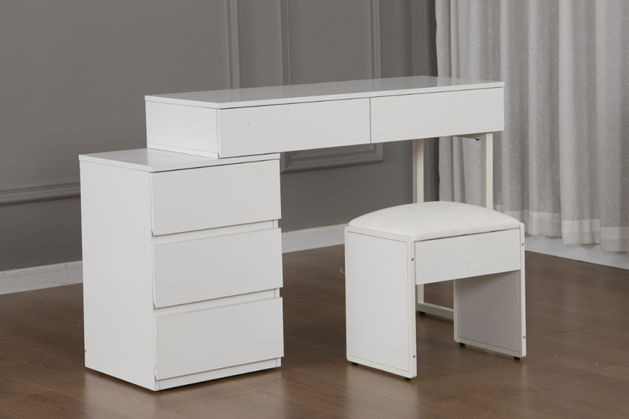 WSS992 Minimalistisk Pure White sminkebord
