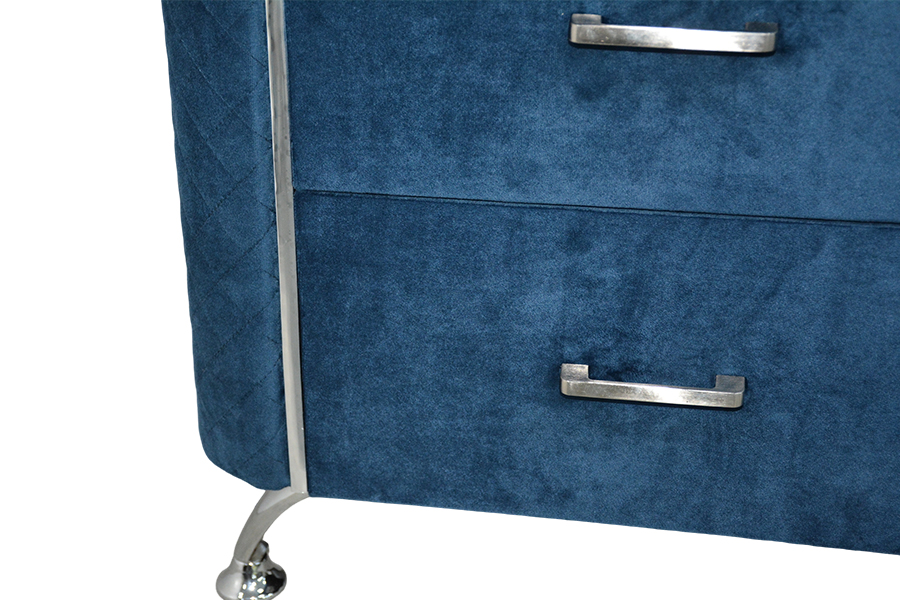 WSS954 Diamond Velvet Nattbord/ Sengebord