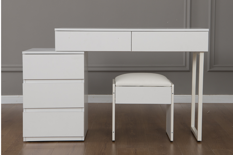 WSS992 Minimalistisk Pure White sminkebord