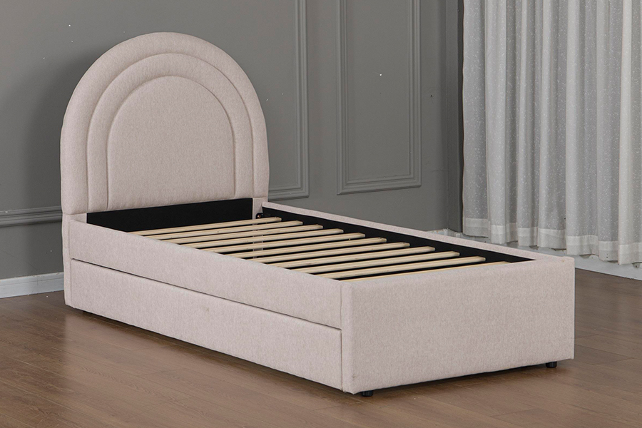 5021 Multi-Arch hodegjerde Trundle Bunk Polstret sengeramme