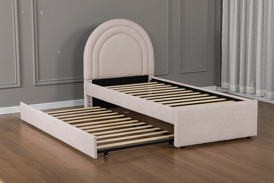 5021 Multi-Arch hodegjerde Trundle Bunk Polstret sengeramme