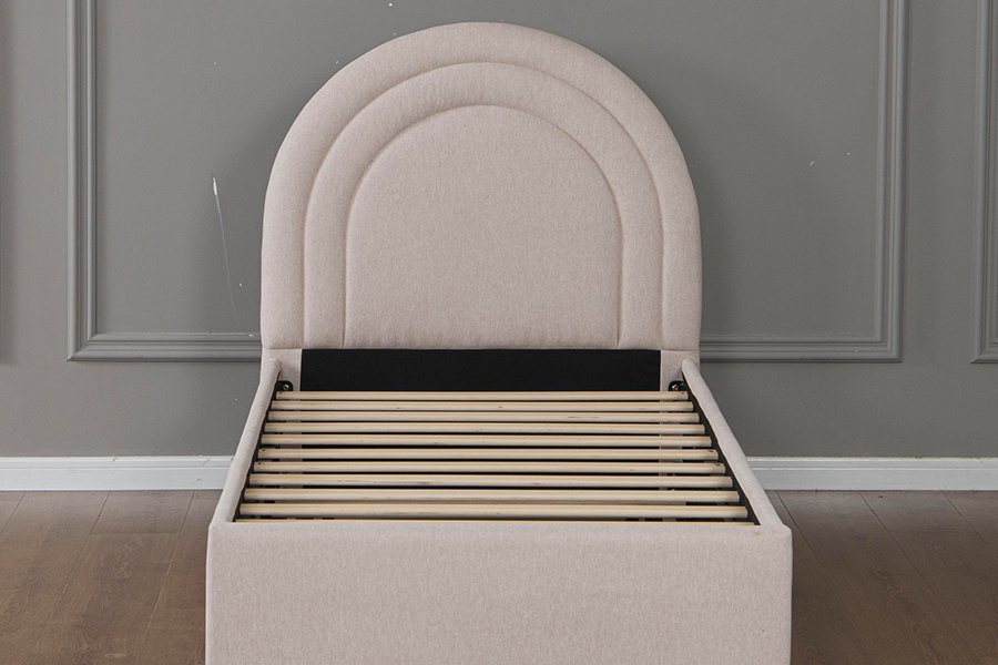 5021 Multi-Arch hodegjerde Trundle Bunk Polstret sengeramme