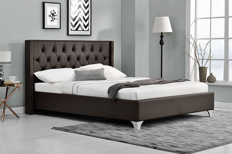 1210 Wing Design klassiske studs stoppet seng