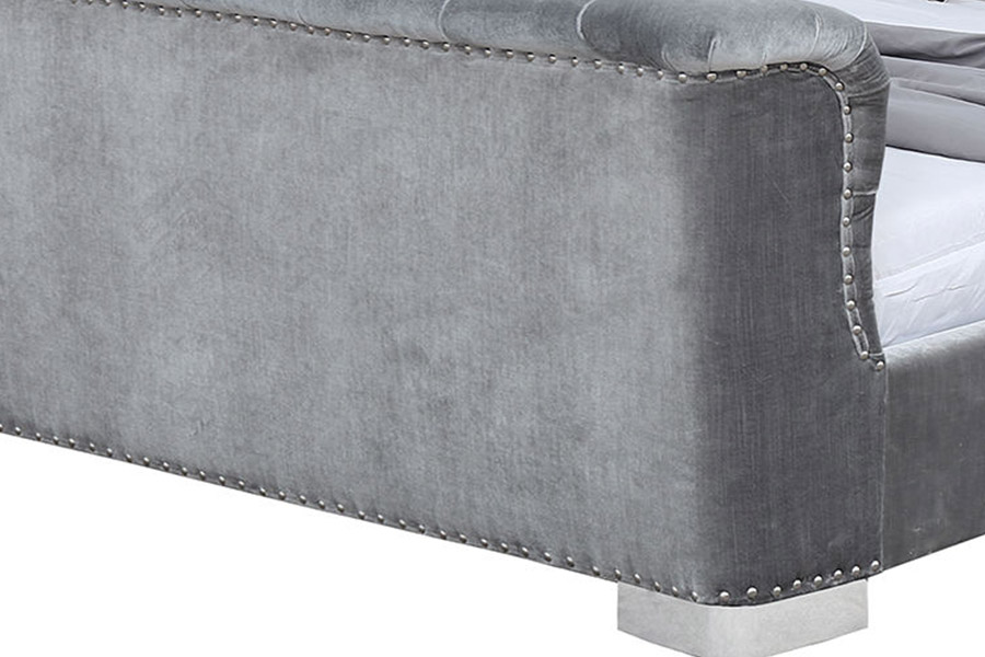 1413 Modern Design Polstret Platform Polstret Seng