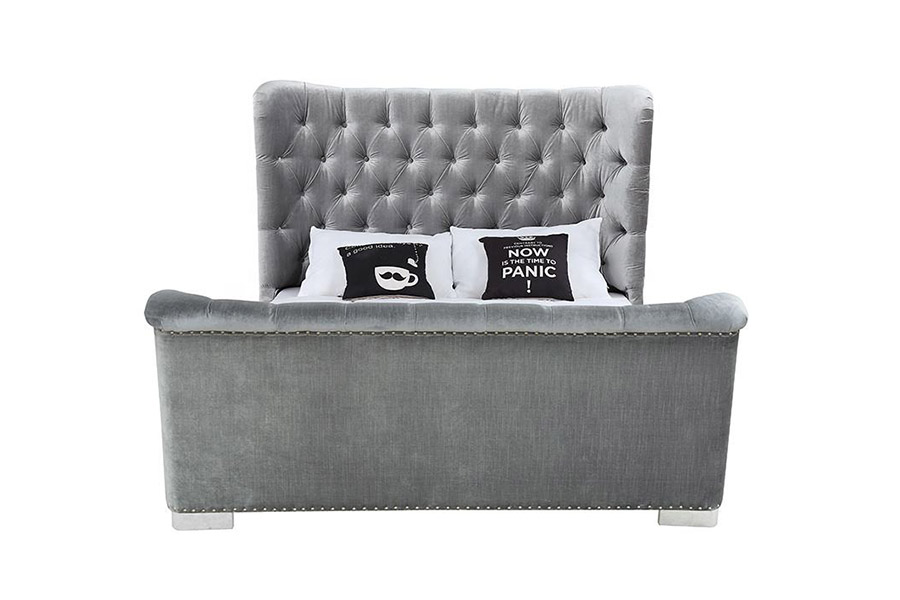 1413 Modern Design Polstret Platform Polstret Seng
