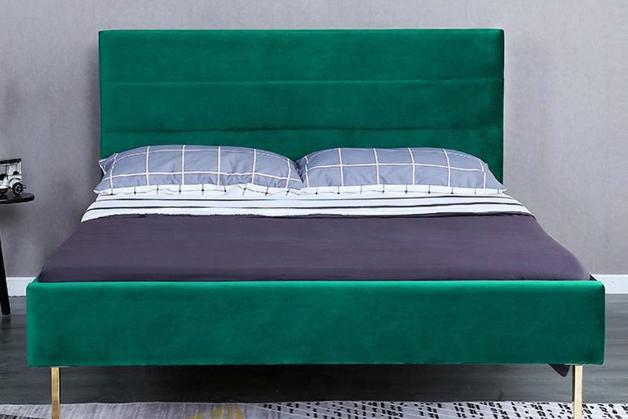 1347 Luksus King Size Bed Modern Design Polstret Seng