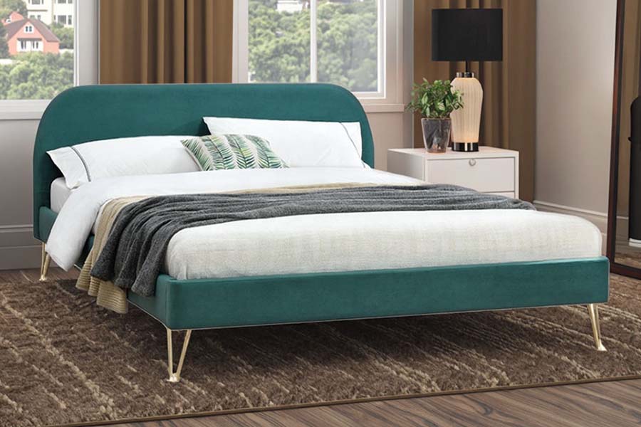 1475 høykvalitets King Size Bed Frame Polstret seng
