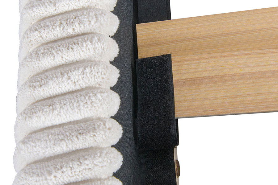 4256 Corduroy Kort hodegavl Polstret seng
