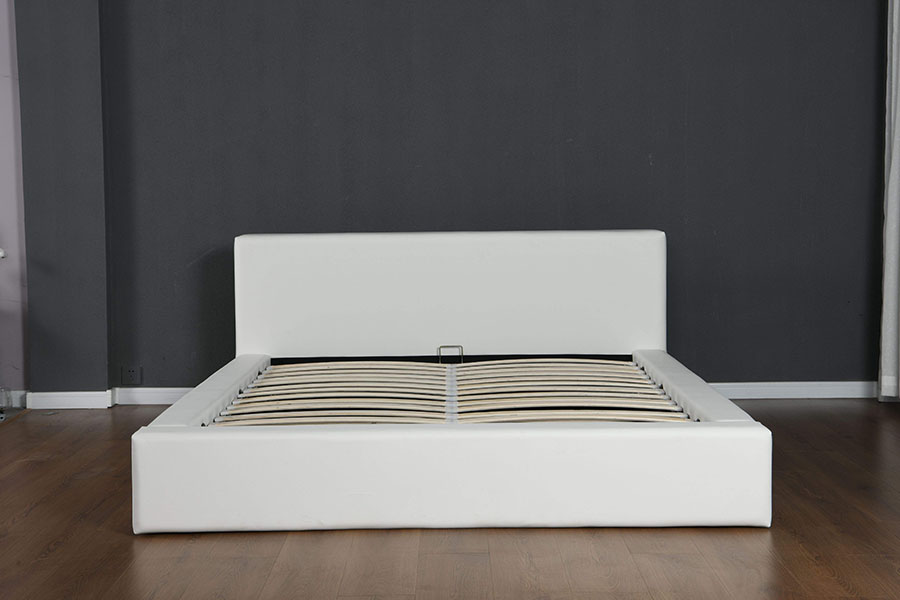4246 Skandinavisk minimalistisk sengeramme i kunstskinn