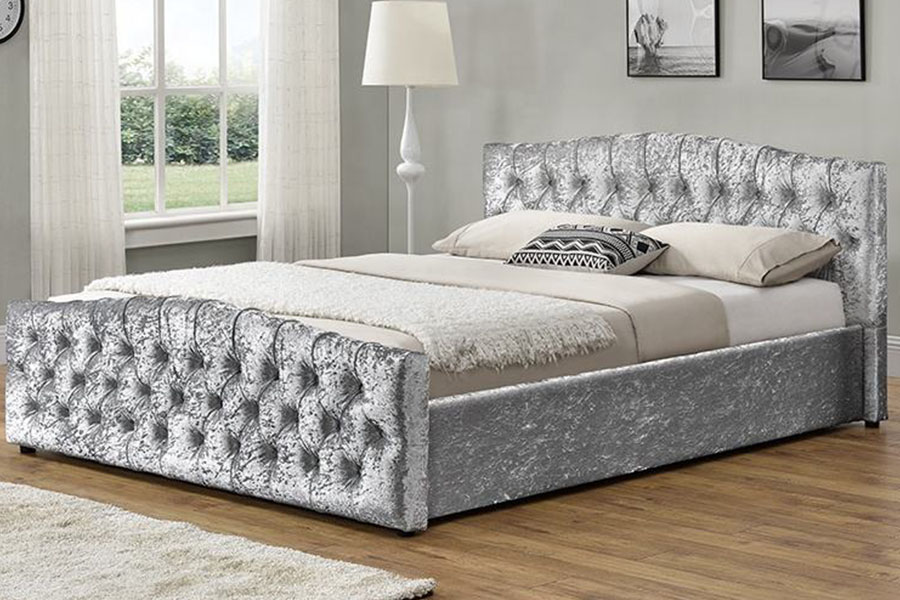 1173G Linstoff Gass Heis Ottoman Soft Panel Oppbevaringsseng
