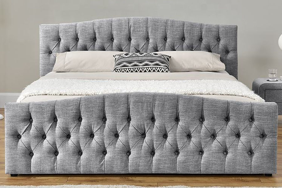 1173G Linstoff Gass Heis Ottoman Soft Panel Oppbevaringsseng