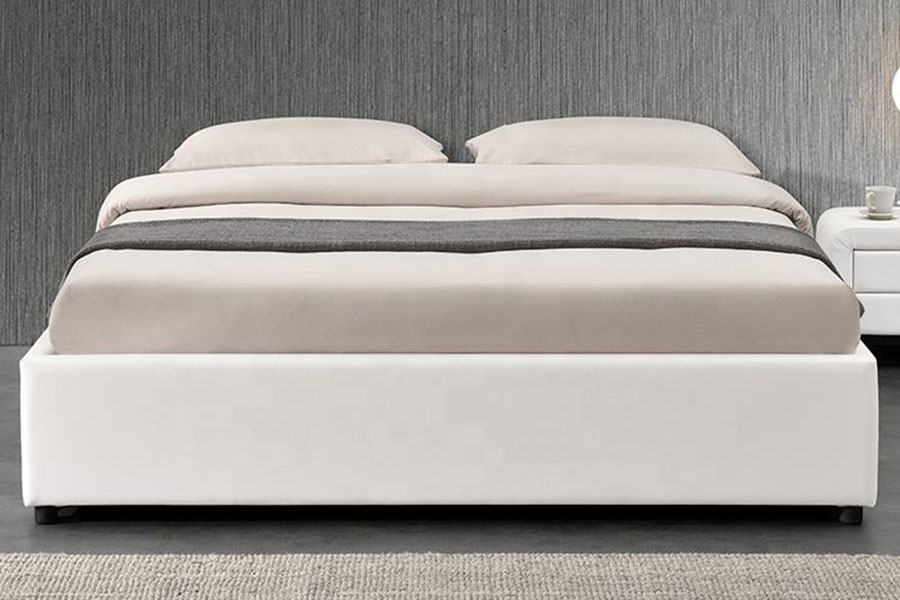 1155G moderne kunstskinn Hotel Gas Heis Oppbevaring Sengeramme