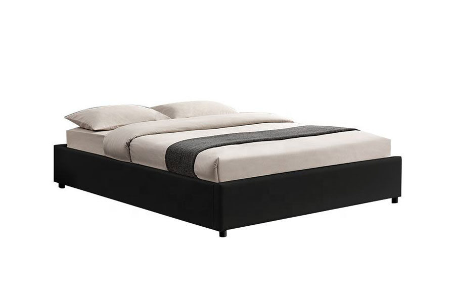 1155G moderne kunstskinn Hotel Gas Heis Oppbevaring Sengeramme